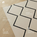 Eeveve Tapis-puzzle Beni Ecru