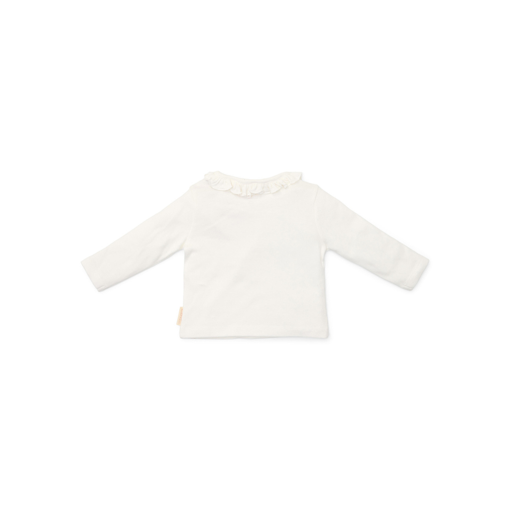 Little Dutch T-shirt à longues manches Fairy Garden Off White