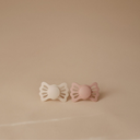 FRIGG Sucette + 6 mois Lucky silicone Cream/Blush - 2 pièces