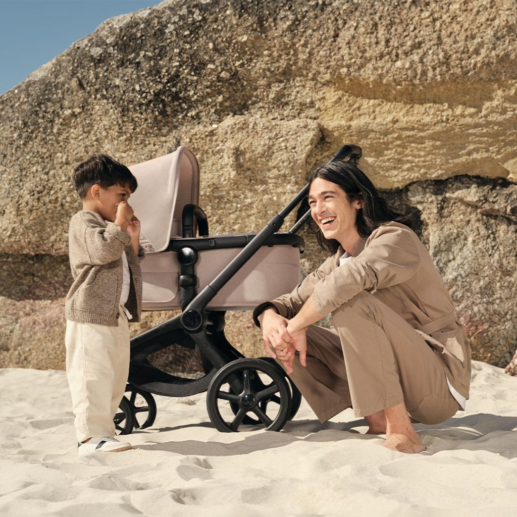 Bugaboo Wandelwagen Fox5 Renew met draagmand Taupe Desert