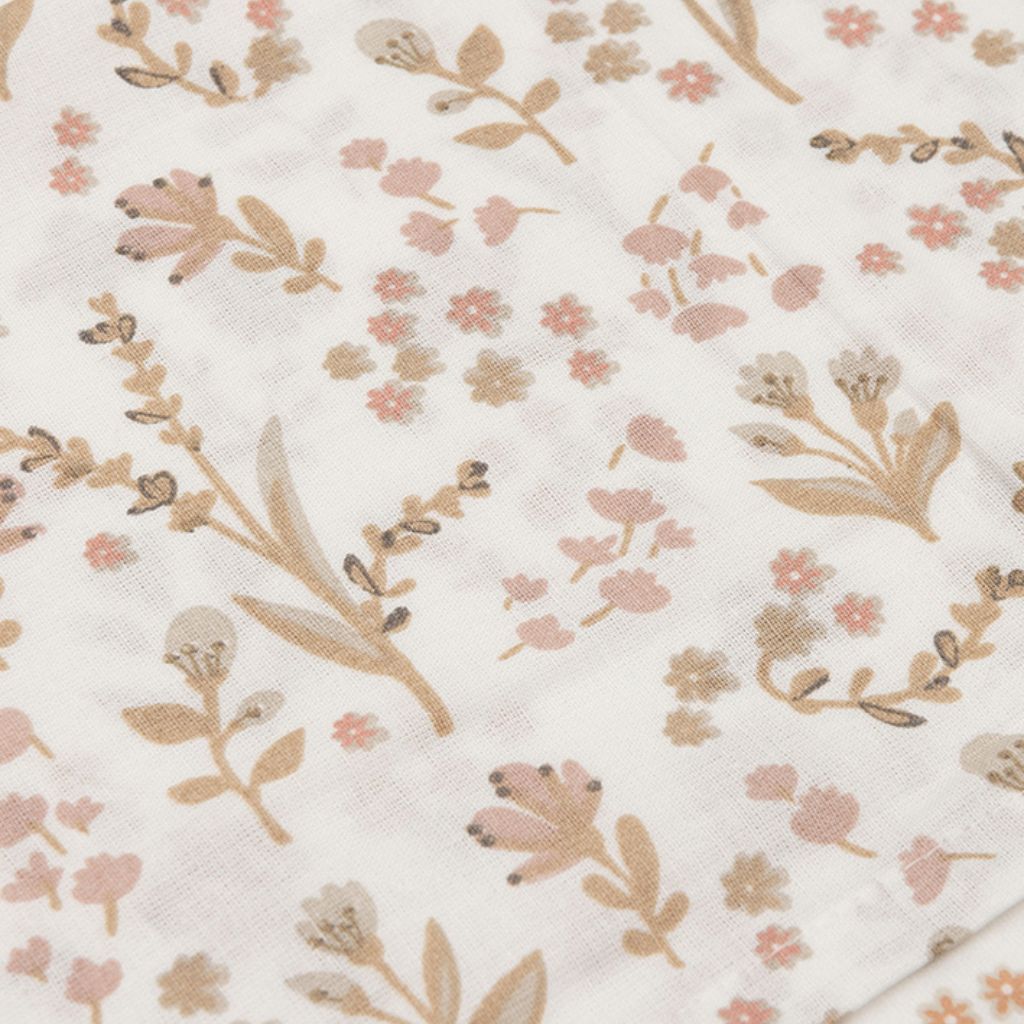 Jollein Laken voor wieg of park Bloomy B 75 x L 100 cm