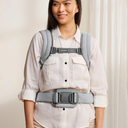 BabyBjörn Porte-bébé ventral Harmony tissé gris clair