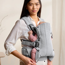 BabyBjörn Porte-bébé ventral Harmony tissé gris clair