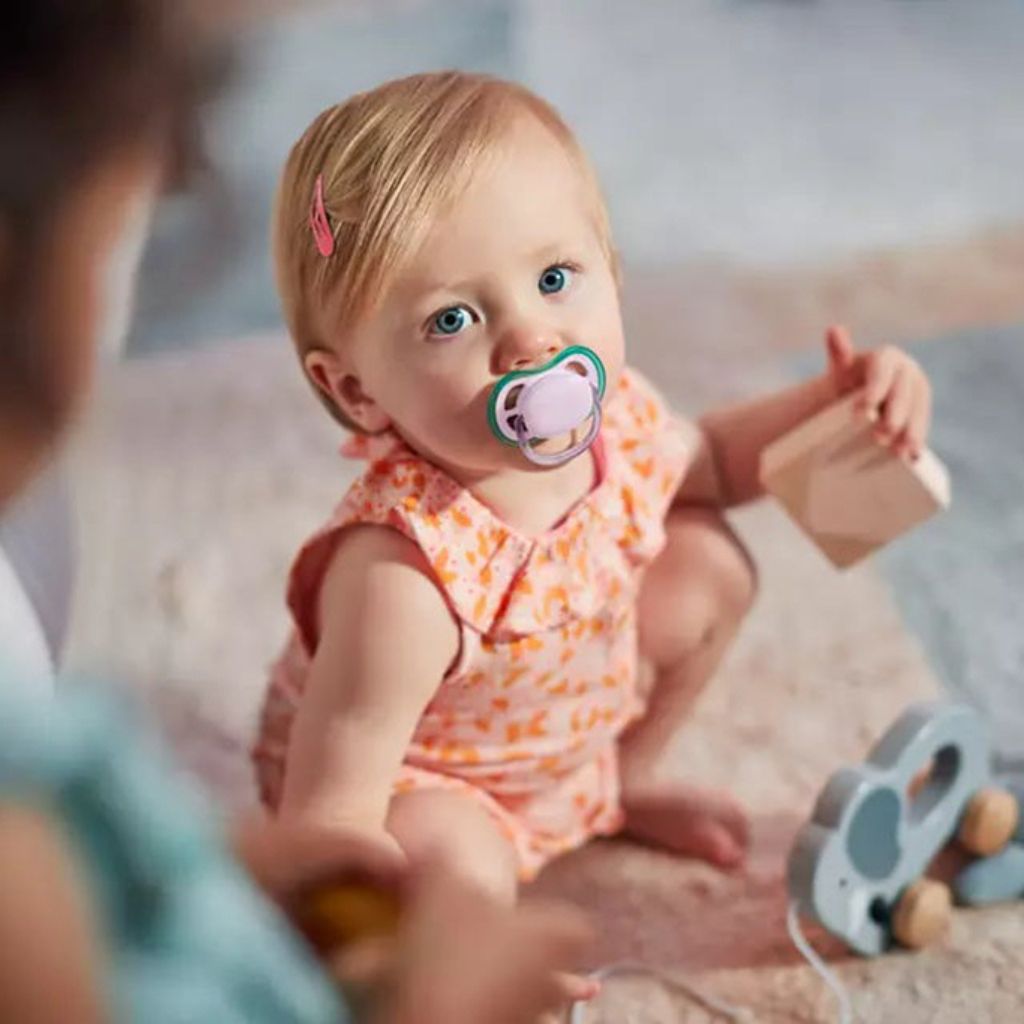 Philips AVENT Fopspeen 0 - 6 maanden Ultra Air Pistache/lila - 2 stuks