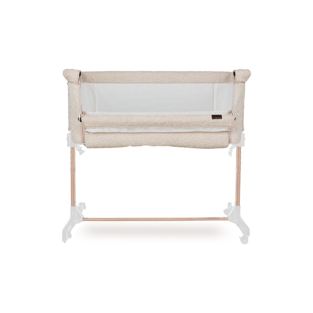 Quax Co-sleeper Side-by-Side Sheep hout  incl matras 50x84cm afnb bekleding