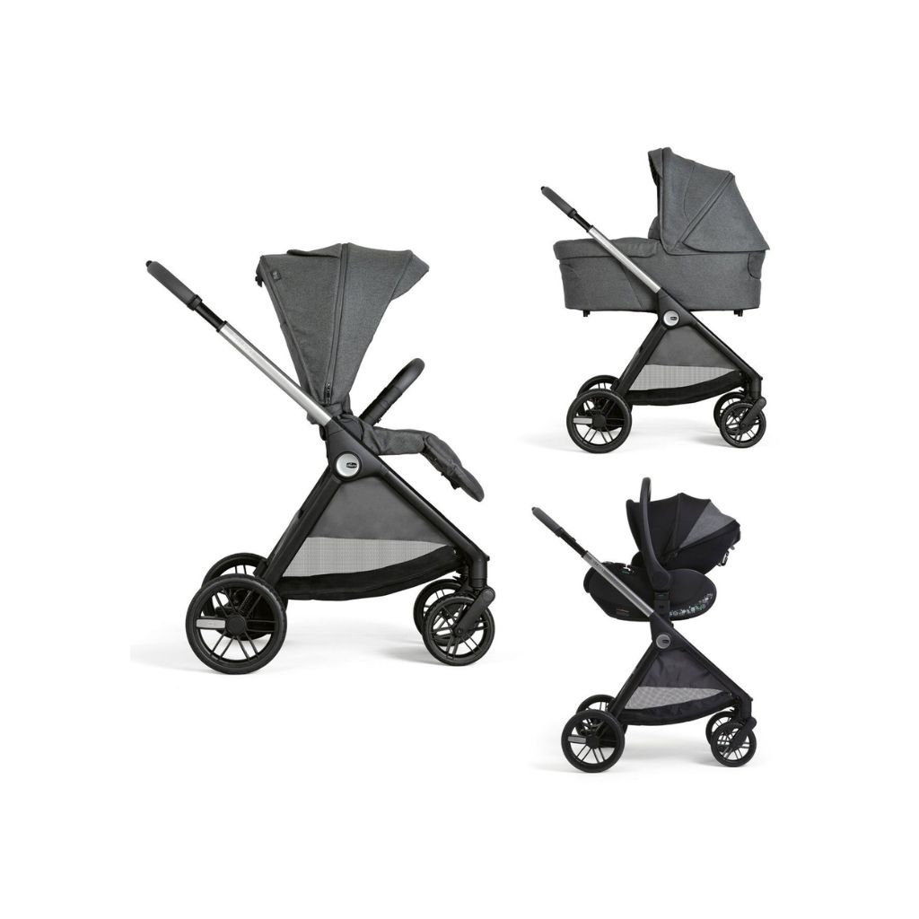 Chicco Kinderwagen Bellagio + draagmand + autostoel Black satin