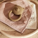 Jollein Bandana slab Wild Rose, Oatmeal - 2 stuks
