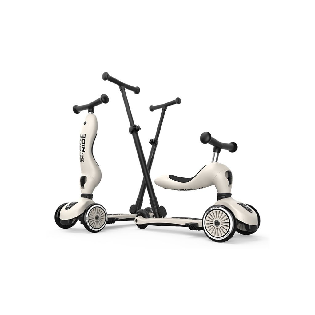 Scoot and Ride Loopfiets Highwaykick 1 Push & Go Ash