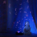 Pabobo Nachtlampje/projector Walvis Aqua Dream