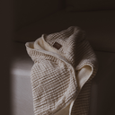 Quax Couverture Muslin Natural Stripes beige Lg 80 x L 65 cm