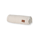 Quax Couverture d'été pour lit Natural Stripes beige coton Lg 90 x L 110 cm
