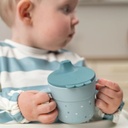 Done by Deer Drinkbeker met handvatten Happy Dots Blue