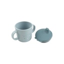 Done by Deer Drinkbeker met handvatten Happy Dots Blue
