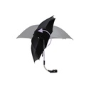 Dooky Parasol Romantic Leaves zwart