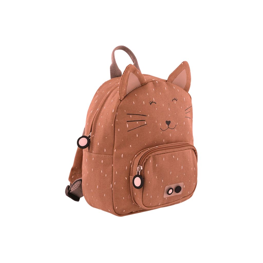 Trixie Kleine rugzak Animals Mrs. Cat bruin