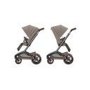 INFO+ VKS Kinderwagen Fame Twillic Truffle + draagmand + Autostoel Pebble 360 pro 2 + gratis basis Familyfix 360 Pro