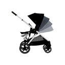 Cybex 3-in-1 Kinderwagen + extra zitje Gazelle S Silver/Ocean Blue