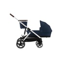 Cybex 3-in-1 Kinderwagen + extra zitje Gazelle S Silver/Ocean Blue