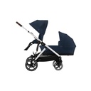 Cybex 3-in-1 Kinderwagen + extra zitje Gazelle S Silver/Ocean Blue