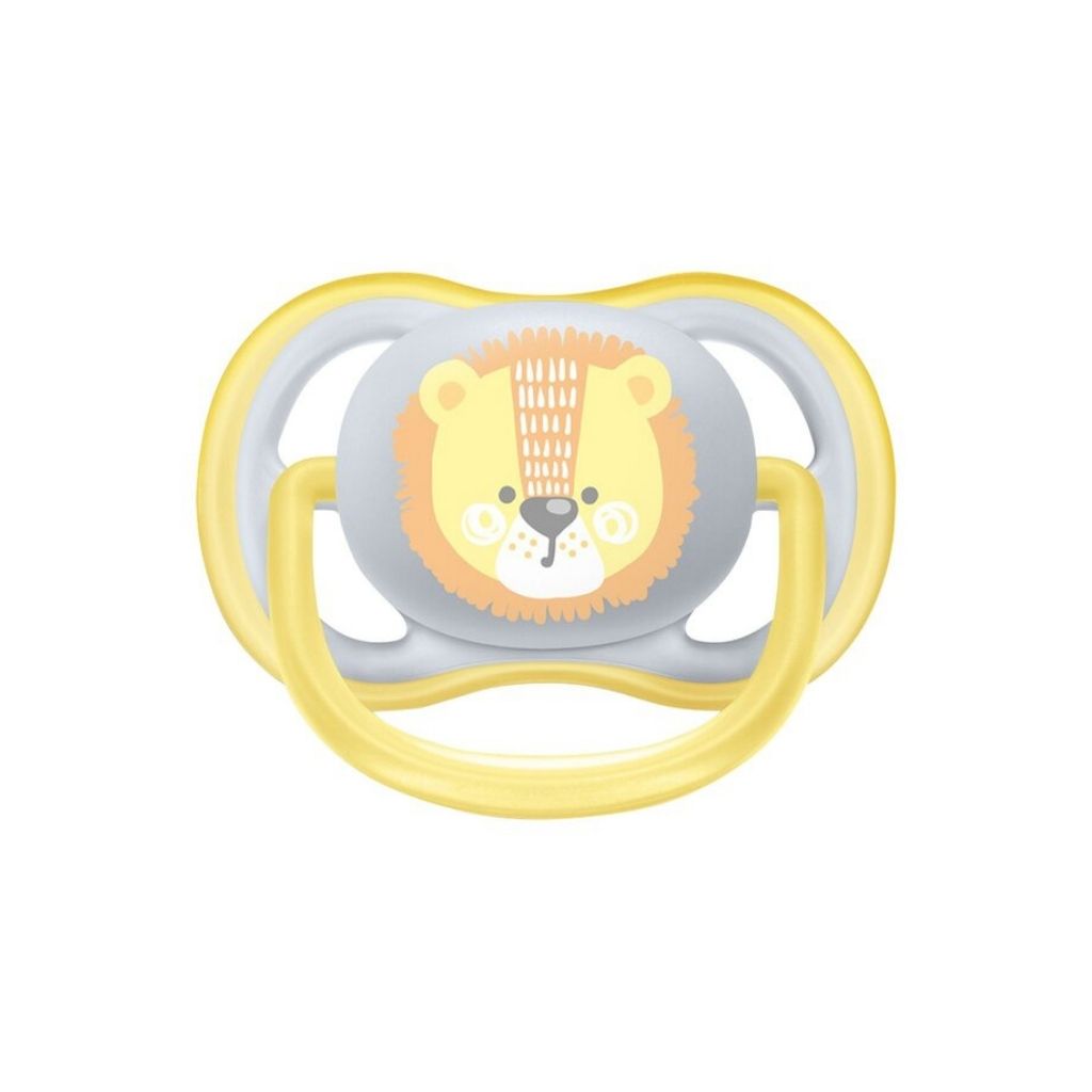 Philips AVENT Fopspeen + 0 maanden Ultra Air olifant/leeuw boy - 2 stuks