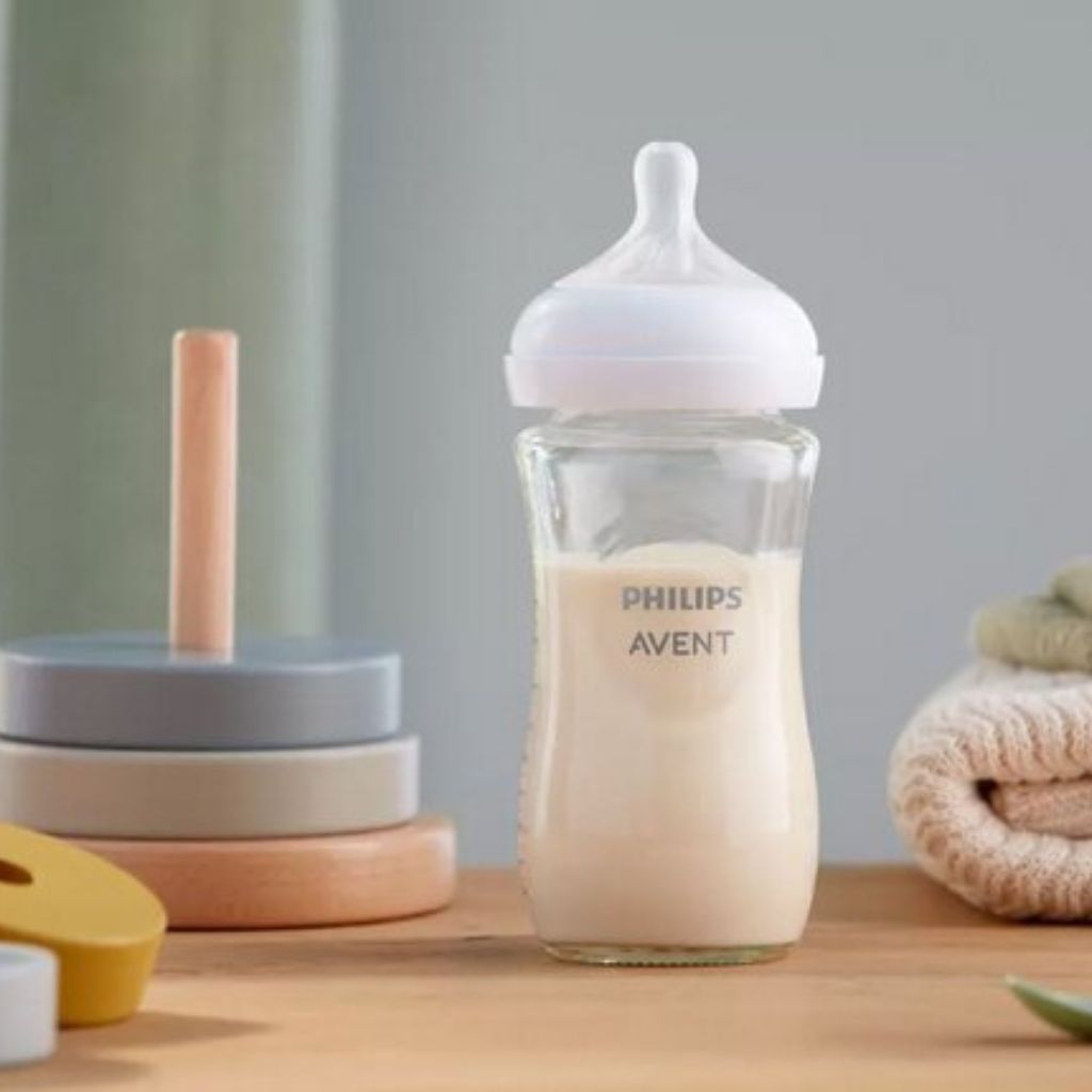 Philips AVENT Glazen zuigfles Natural Response transparant 240 ml - 2 stuks