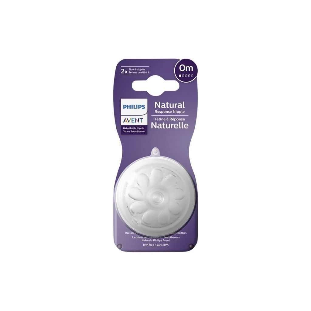 Philips AVENT Speen Natural Response voor pasgeboren baby's - 2 stuks