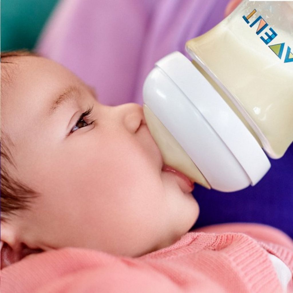 Philips AVENT Zuigfles Natural 2.0 Duo transparant 125 ml - 2 stuks