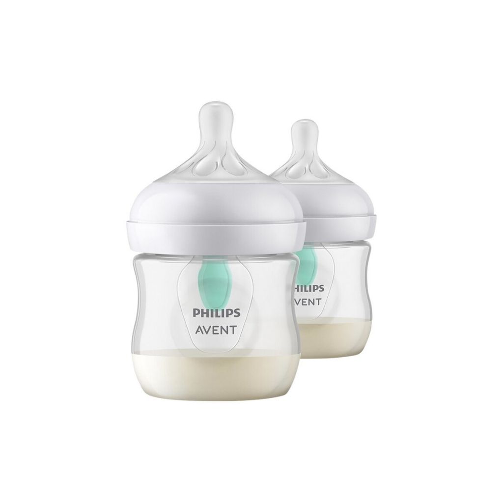 Philips AVENT Zuigfles Natural Response AirFree transparant 125 ml - 2 stuks