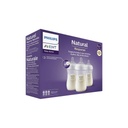 Philips AVENT Zuigfles Natural Response transparant 260 ml - 3 stuks