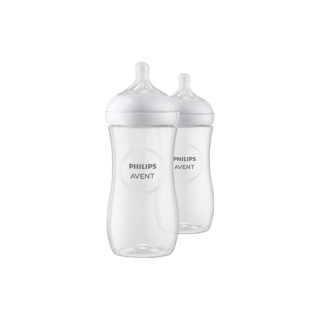 Philips AVENT Zuigfles Natural Response transparant 330 ml - 2 stuks