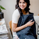 Baby on the Move Borstvoedingsdoek/-sjaal blauw/ecru