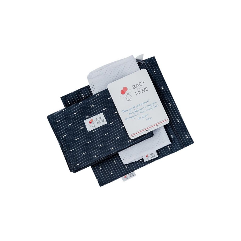 Baby on the Move Borstvoedingsdoek/-sjaal blauw/ecru