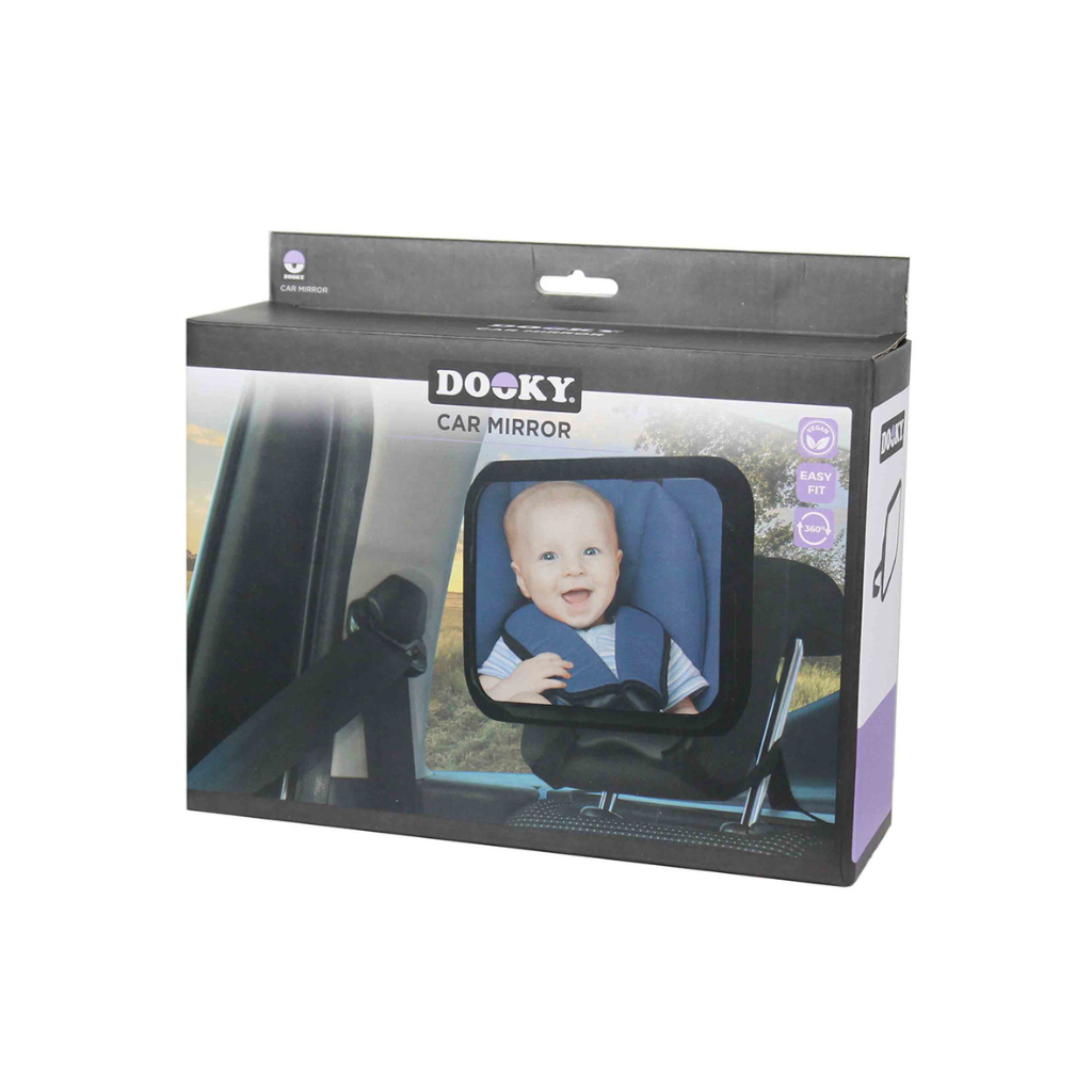 Dooky Miroir pour voiture noir