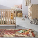 Transland 3-delige babykamer (bed + commode + kast met 2 deuren en open schappen) Niel