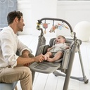 Chicco Eetstoel Polly Magic Relax graphite
