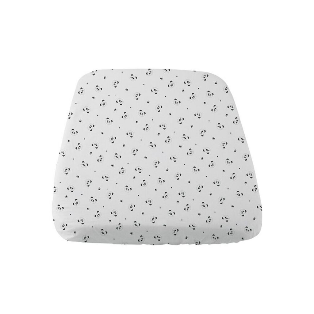Chicco Hoeslaken voor wieg Next to me Panda wit/zwart - 2 stuks