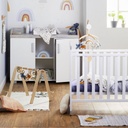 Transland Meegroeibed Alisa wit L 120 x B 60 cm
