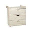 Neyt 3-delige babykamer (meegroeibed + commode + kast met 2 deuren) Olivia