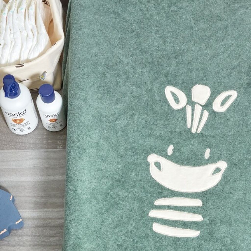 Dreambee Hoes voor waskussen Flo groen