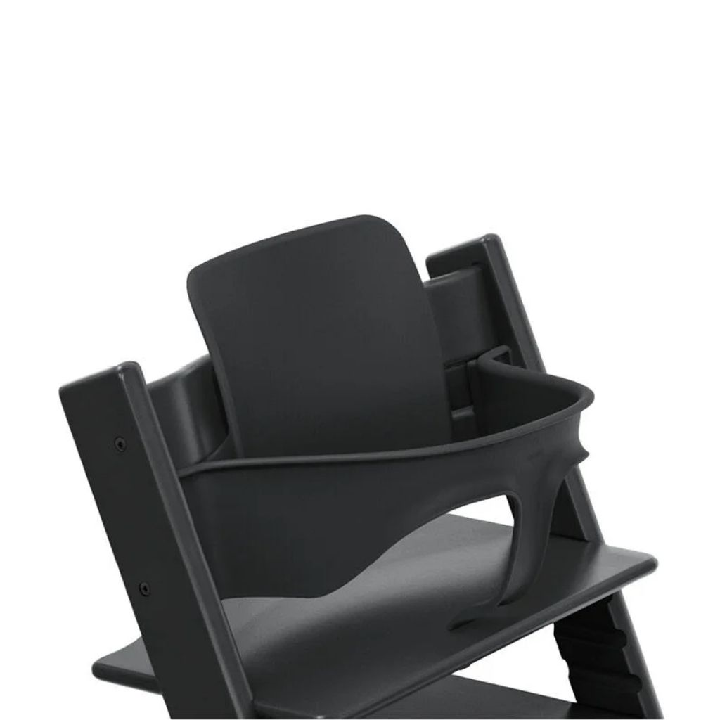 Stokke® Eetstoel Tripp Trapp® + beugel Baby Set² zwart