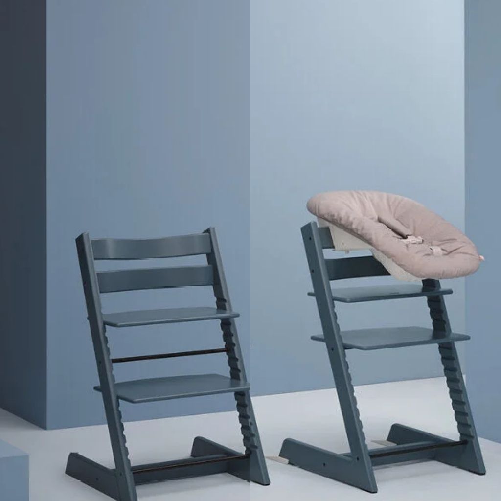 Stokke® Eetstoel Tripp Trapp® Newborn Bundle blauw fjord