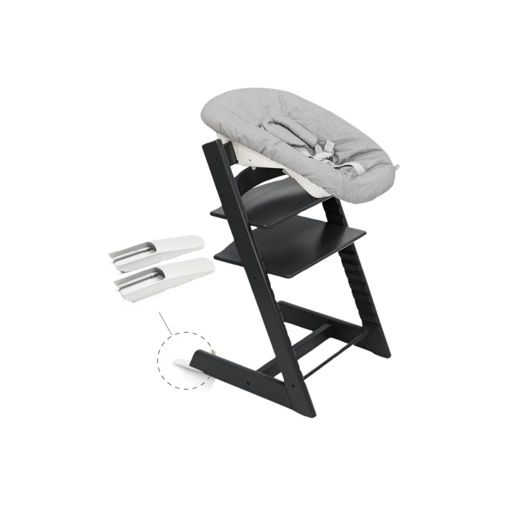 Stokke® Eetstoel Tripp Trapp® Newborn Bundle eik zwart