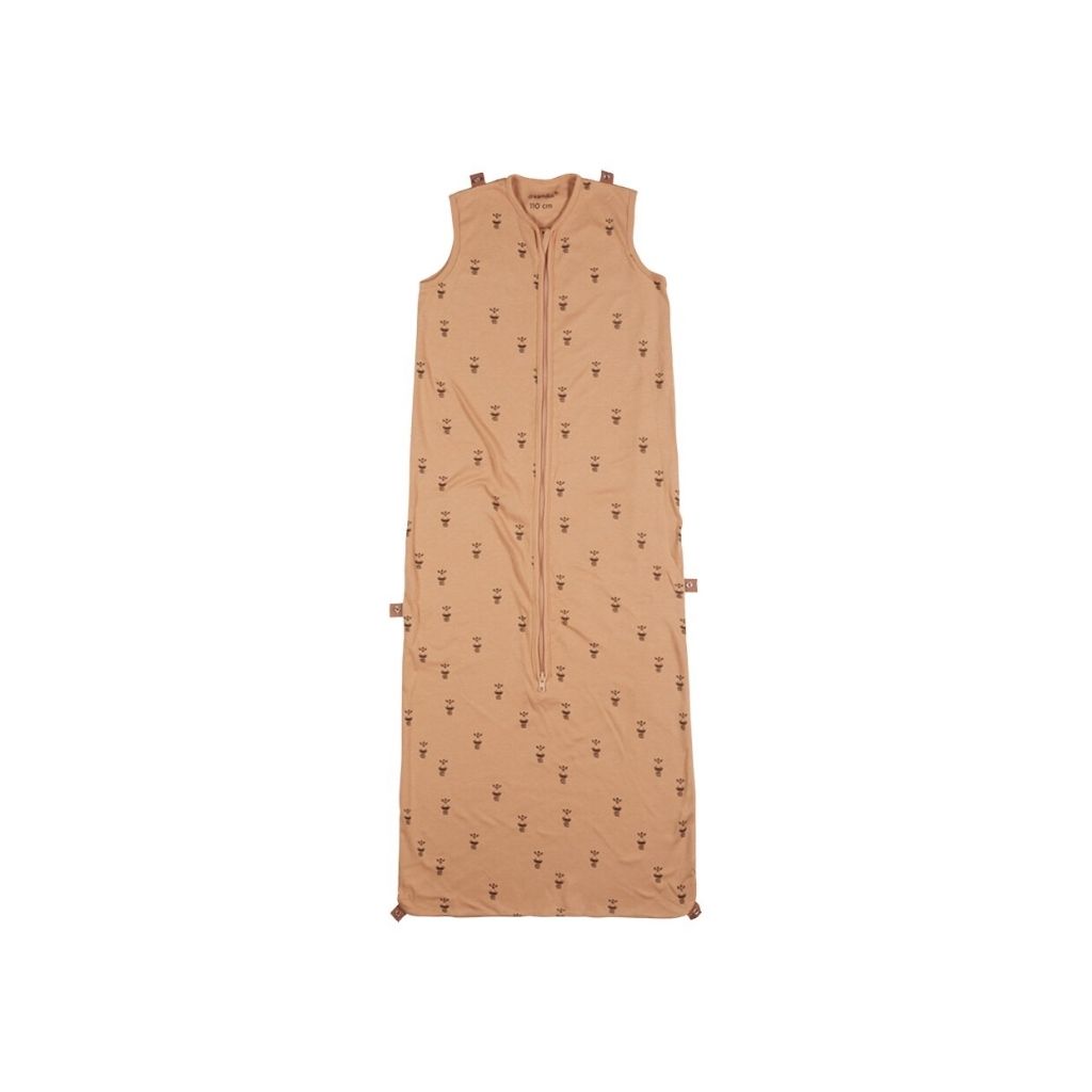 Dreambee Slaapzak 4 seizoenen Flo ecru/terracotta 110 cm