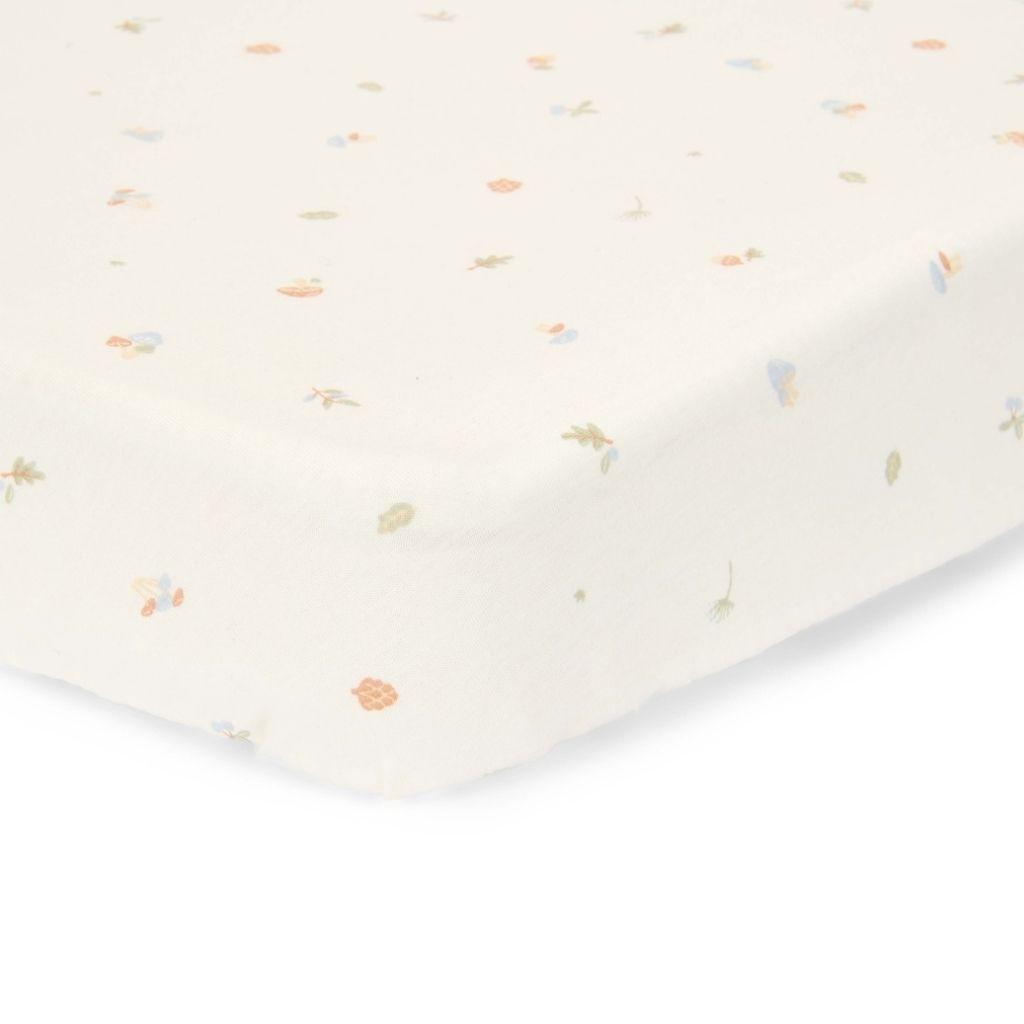 Little Dutch Hoeslaken voor wieg Forest Treasures B 40 x L 80 cm