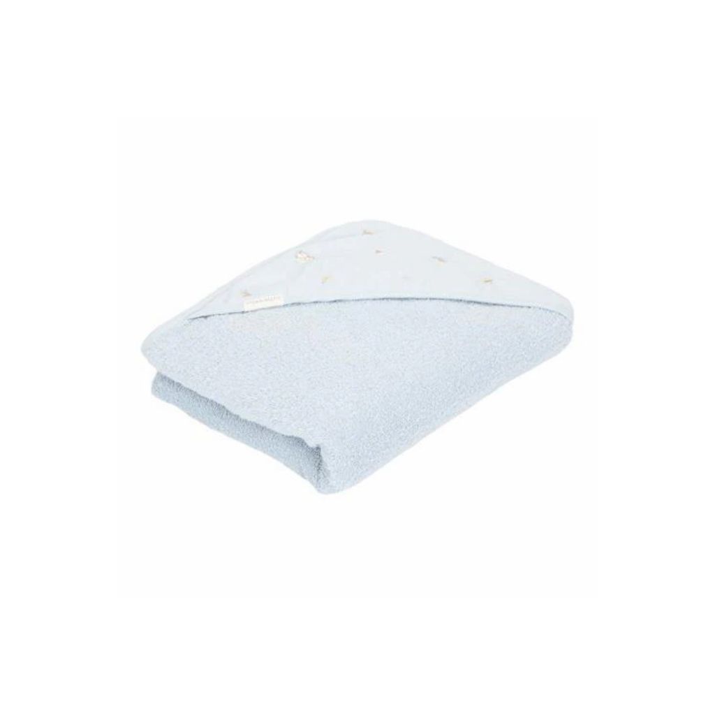 Little Dutch Badcape Forest Friends blauw B 75 x L 75 cm