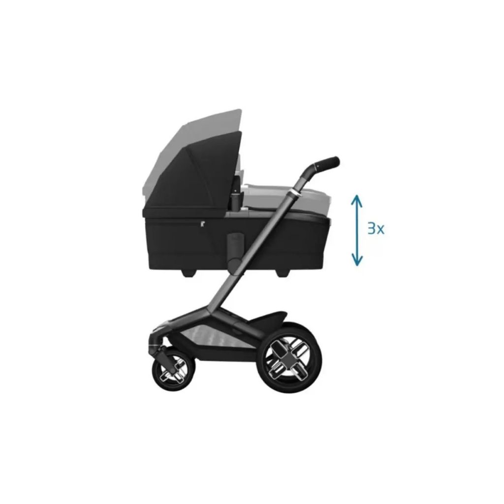 Maxi-Cosi Draagmand Fame Close2Me Twillic Black/Black