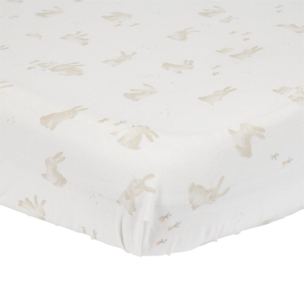 Little Dutch Hoeslaken voor bed Baby Bunny ecru