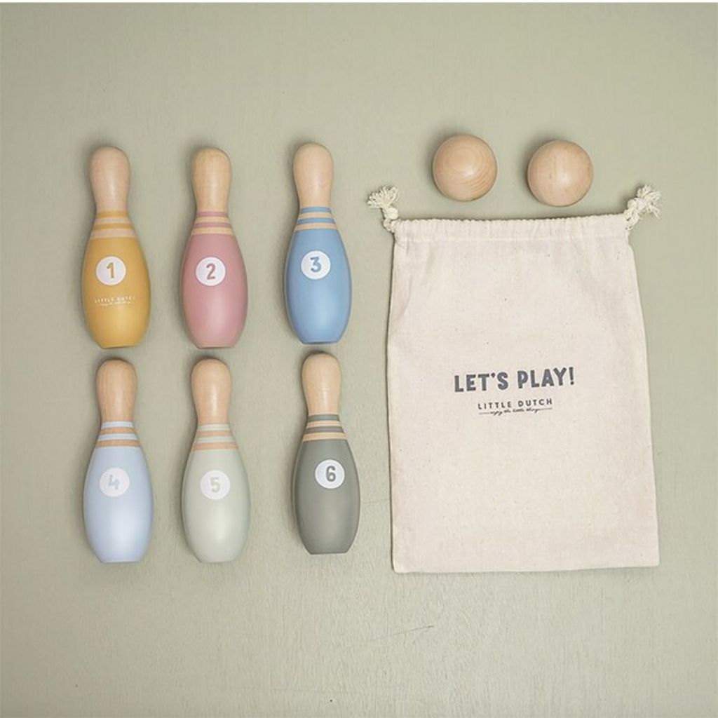 Little Dutch Houten Bowling set 