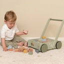 Little Dutch Houten loophulpje met blokken Little Farm groen