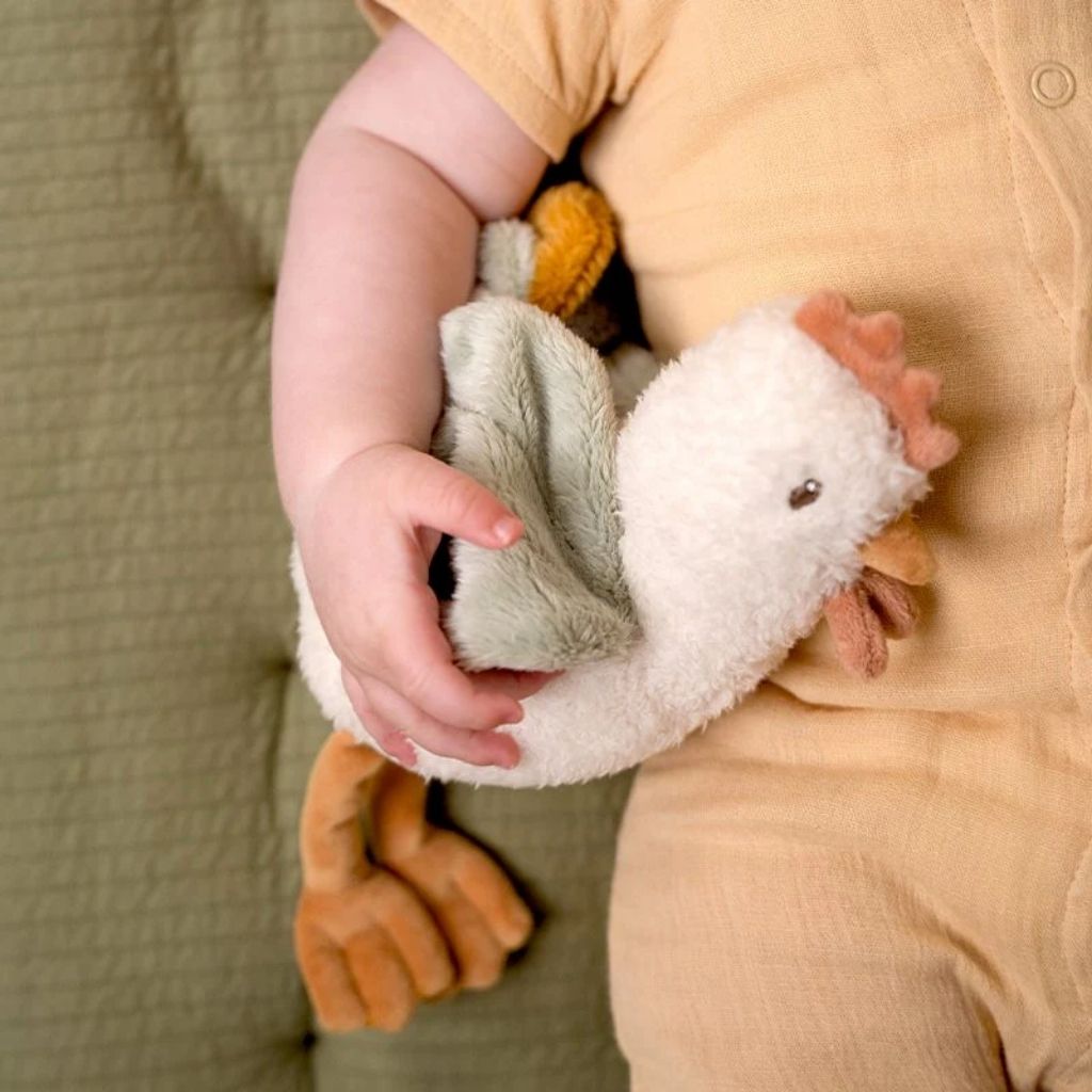 Little Dutch Knuffel Little Farm kip 17 cm